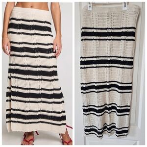 Crochet Maxi Skirt L